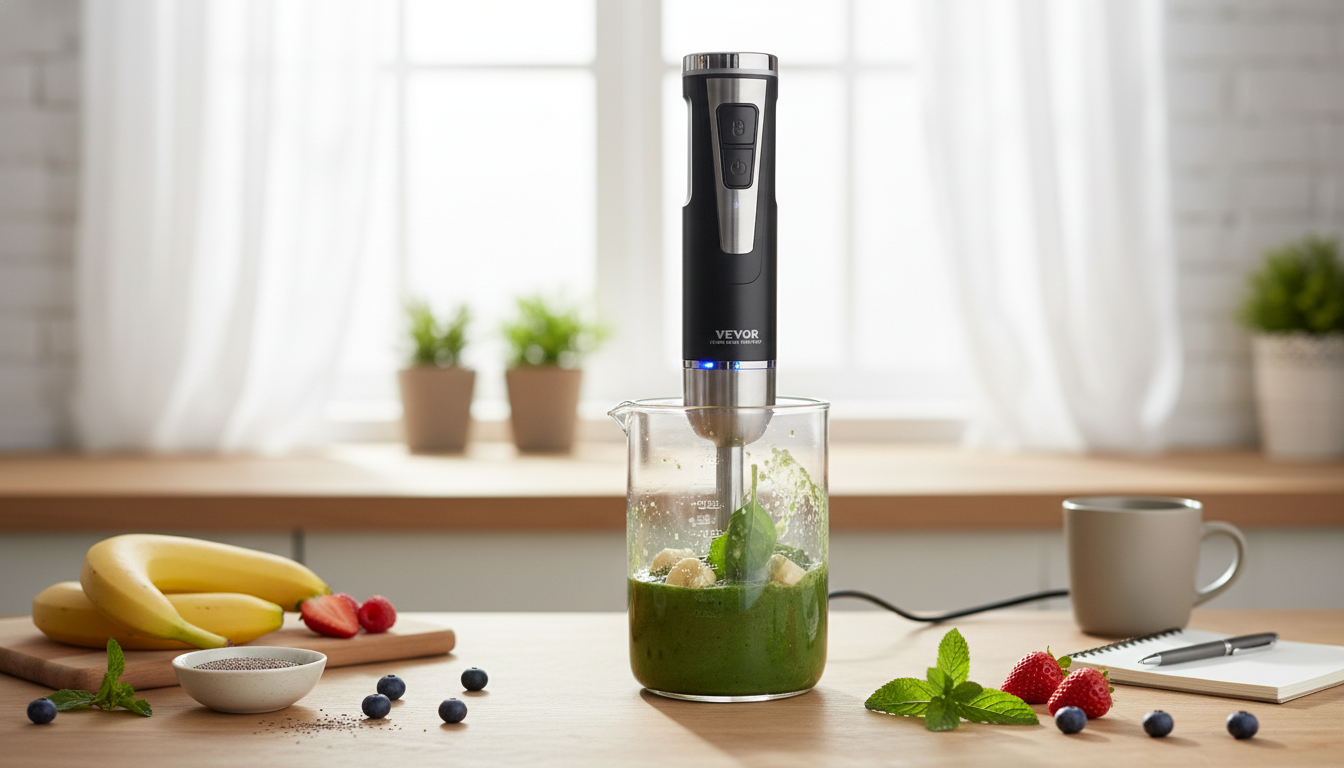 Portable Cordless Handheld Blender Mixer (8/12 Speeds)