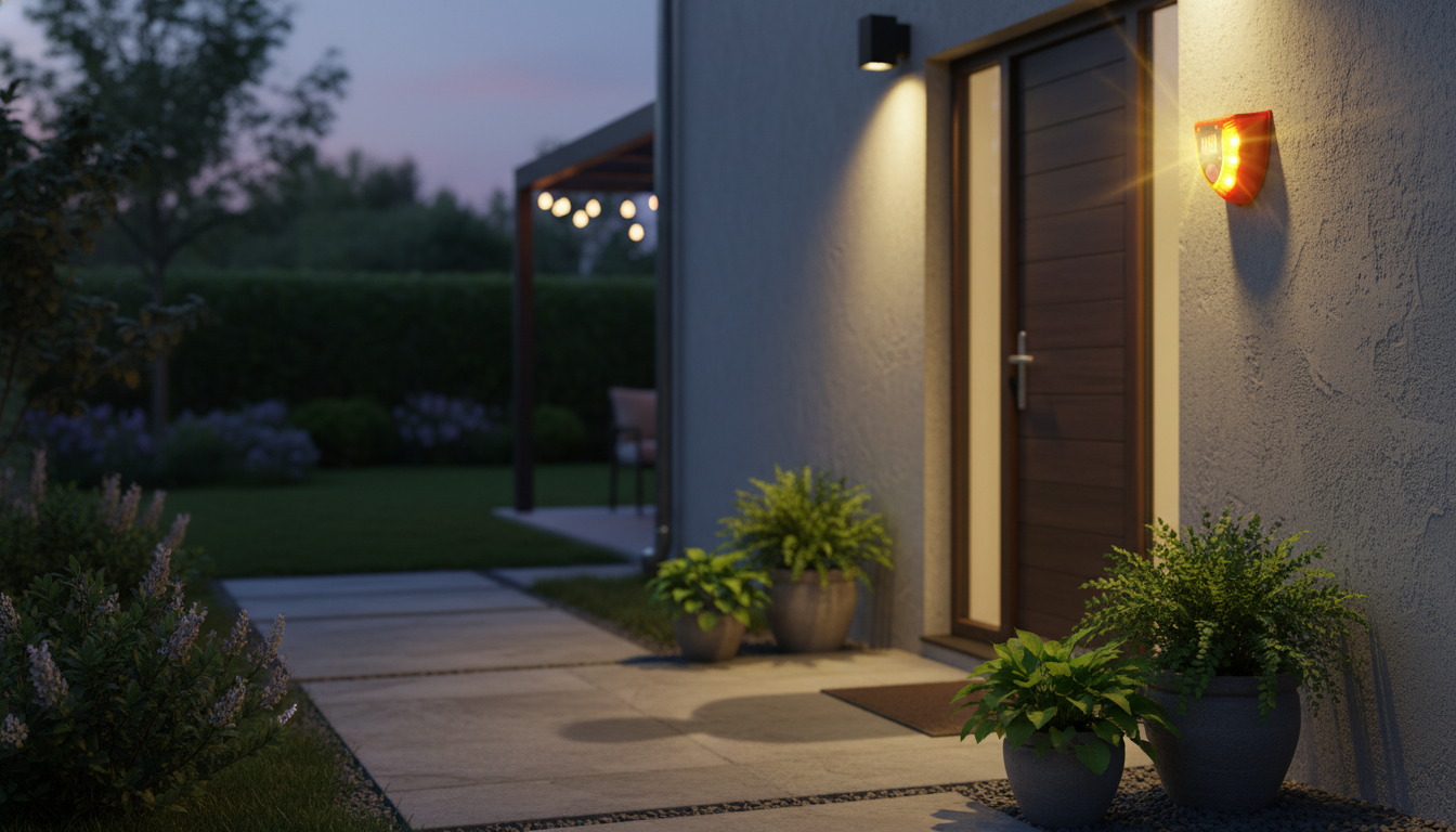 Solar Motion Sensor Alarm Light: Safer Nights Outdoors