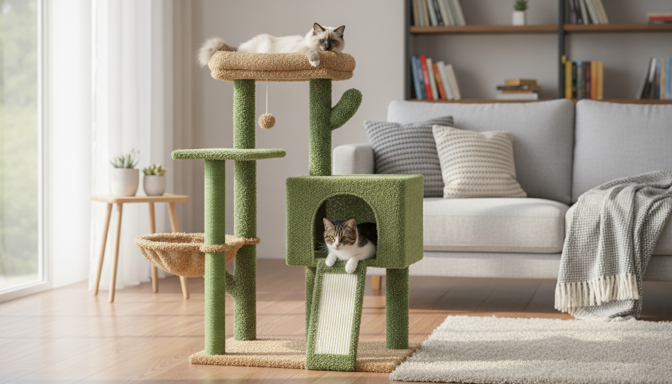 Cactus Cat Tree Tower Guide: Scratch, Climb, Lounge