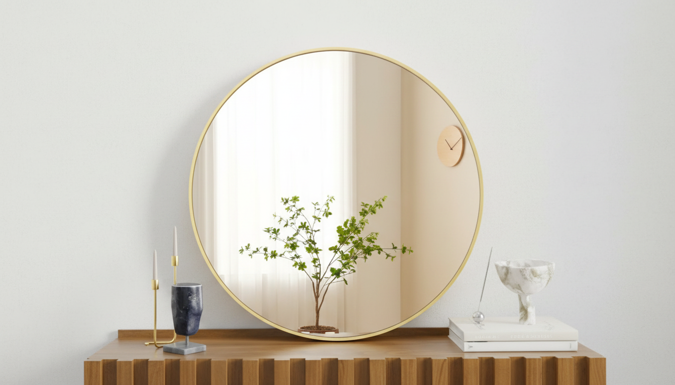 Big Round Mirrors: Names, Types & How to Choose