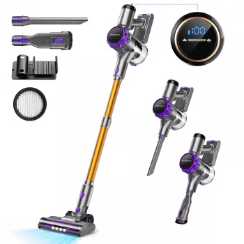 30KPa Touchscreen Cordless Vacuum: Smart Daily Cleanup